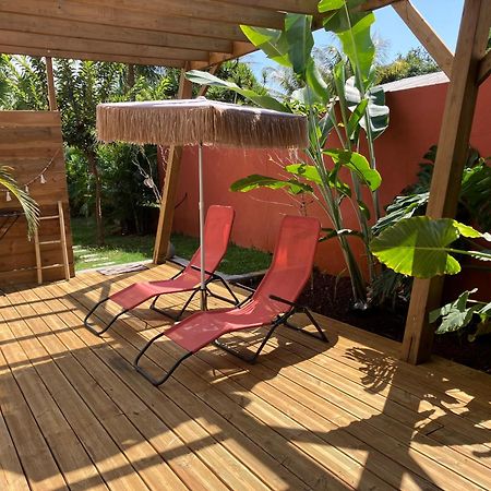 Kazacoco Bungalow A 5 Min A Pieds Du Lagon La Saline Le Bains Kültér fotó